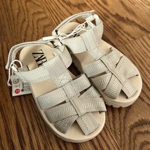 Zara baby/toddler girls fabric sandal